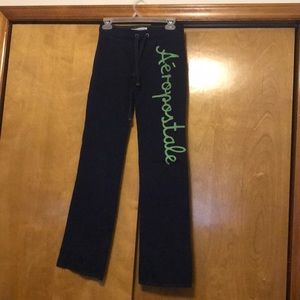 Aeropostale xs sweatpants navy
